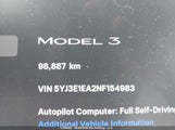 Tesla Model 3 Rwd/Standard Range 5YJ3E1EA2NF154983 fotografie