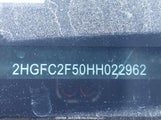 Honda Civic Lx 2HGFC2F50HH022962 снимка