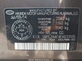 Hyundai Sonata Gl 5NPE24AF4FH033105 снимка