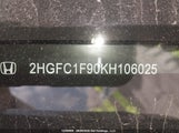 Honda Civic Touring 2HGFC1F90KH106025 снимка
