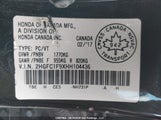 Honda Civic 2HGFC1F9XHH104436 снимка