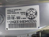 Honda Civic 2HGES16483H920265 снимка