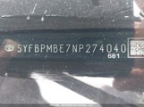 Toyota Corolla Le 5YFBPMBE7NP274040 снимка