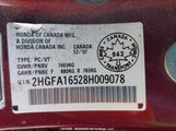 Honda Civic Lx 2HGFA16528H009078 снимка