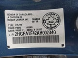 Honda Civic 2HGFA1F42AH002340 снимка