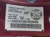 Honda Civic Dx 2HGFA16387H039408 снимка