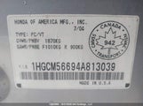 Honda Accord Ex-L/Lx-G 1HGCM56694A813039 снимка