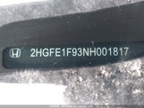 Honda Civic Touring 2HGFE1F93NH001817 снимка