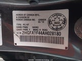 Honda Civic Dx-G 2HGFA1F44AH028180 снимка