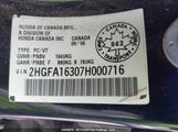 Honda Civic Dx-G 2HGFA16307H000716 снимка
