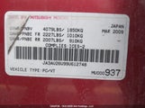 Mitsubishi Lancer JA3AU26U99U612748 снимка