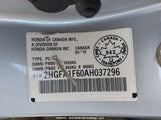 Honda Civic Sdn 2HGFA1F60AH037296 снимка