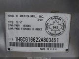 Honda Accord Se V6 1HGCG16622A803451 снимка