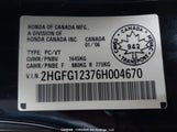 Honda Civic 2HGFG12376H004670 снимка