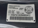 Honda Civic Lx 2HGFG12639H005412 снимка