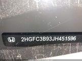 Honda Civic Touring 2HGFC3B93JH451596 снимка