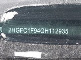 Honda Civic Touring 2HGFC1F94GH112935 снимка