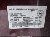 Honda Pilot Touring 5FNYF6H93GB502570 снимка