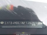 Toyota Corolla Se 5YFB4MBE1NP136261 снимка