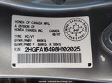 Honda Civic Dx-G 2HGFA16498H102025 снимка