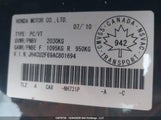 Acura Tsx JH4CU2F69AC801694 снимка
