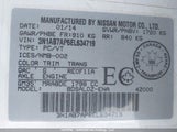 Nissan Sentra 1.8 S/1.8 Sl/1.8 Sr/1.8 Sv 3N1AB7AP6EL634719 fotografie