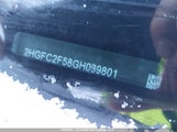 Honda Civic Lx 2HGFC2F58GH039801 снимка