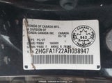 Honda Civic 2HGFA1F22AH038947 снимка