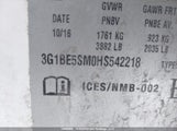 Chevrolet Cruze Lt 3G1BE5SM0HS542218 снимка
