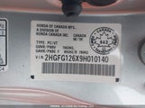 Honda Civic 2HGFG126X9H010140 снимка