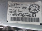 Honda Civic Dx Vp 2HGFA16326H023638 снимка
