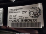 Honda Civic Lx 2HGFG11658H009350 снимка