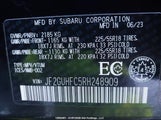 Subaru Crosstrek Onyx JF2GUHFC5RH248909 снимка