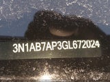 Nissan Sentra S/Sv/Sr/Sl 3N1AB7AP3GL672024 fotografie