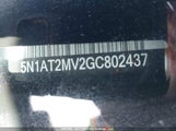 Nissan Rogue S/Sl/Sv 5N1AT2MV2GC802437 снимка