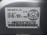 Honda Fit Lx JHMGD384X7S820708 снимка