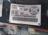Honda Civic Exl 2HGFA1F00AH000583 снимка