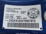 Honda Civic Lx 2HGFA16547H007816 снимка