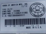 Honda Accord Exl 1HGCT2B86DA800371 снимка