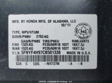 Honda Pilot Touring 5FNYF4H97CB501338 снимка