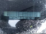Nissan Murano S/Sl/Sv/Platinum 5N1AZ2MHXHN182192 снимка