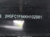 Honda Civic Touring 2HGFC1F94KH102981 снимка