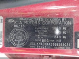 Kia Rio Ex/Ex+ W/Sunroof/Lx/Lx+/Lx+ Eco/Sx KNADN4A31G6593021 снимка