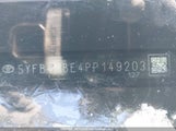 Toyota Corolla Se 5YFB4MBE4PP149203 снимка