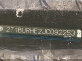 Toyota Corolla L/Le/Xle/Se/Xse 2T1BURHE2JC092253 снимка