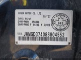 Honda Fit Dx/Lx JHMGD37408S804553 снимка