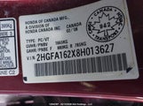 Honda Civic Dx 2HGFA162X8H013627 снимка