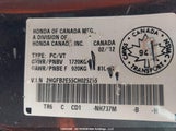 Honda Civic Ex 4Dr 2HGFB2E55CH025255 снимка