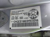 Honda Civic Lx 2HGES16603H935098 снимка