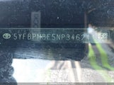 Toyota Corolla Le 5YFBPMBE5NP346241 снимка